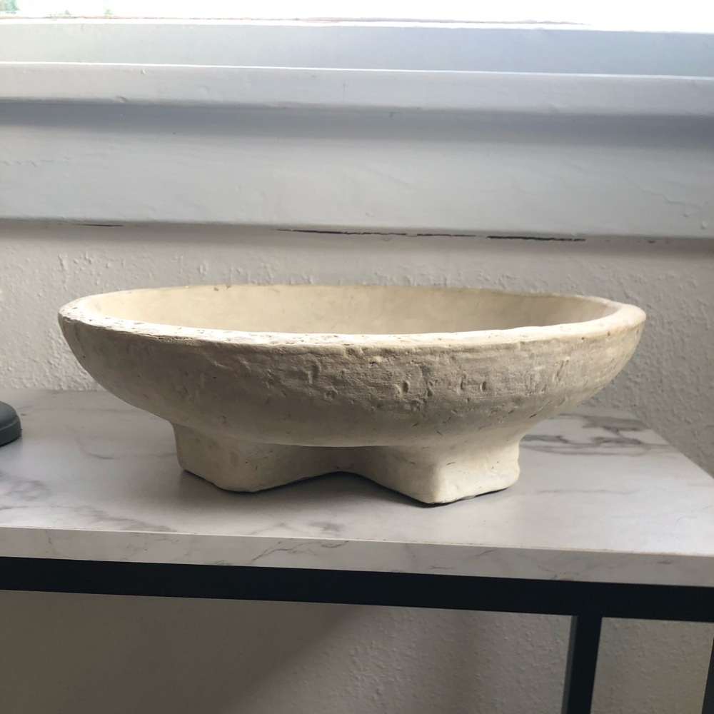 RARE THRESHOLD STUDIO MCGEE TERRACOTTA BOWL DECOR